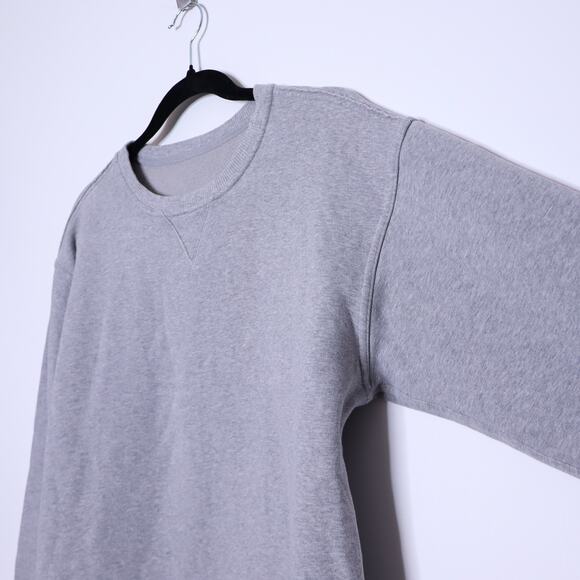 LULULEMON All Yours Crew Sweatshirt Heathered Light Grey Silver Drop Women's 8 - Picture 3 of 9